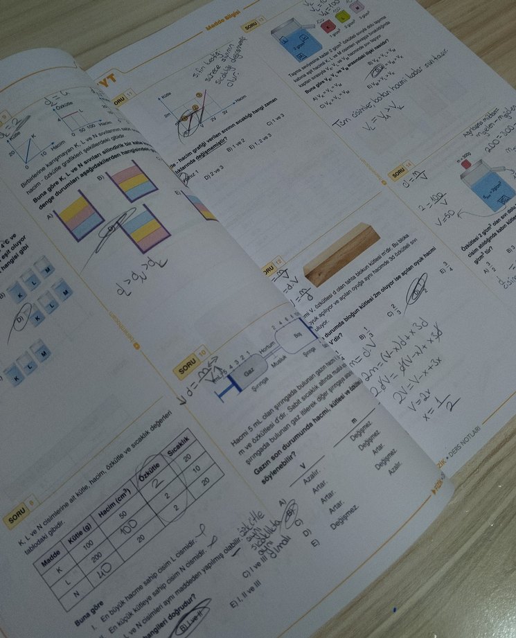 YKS TYT Benim Hocam Fizik Ders Notları Barış Akıncıoğlu - Görsel 3