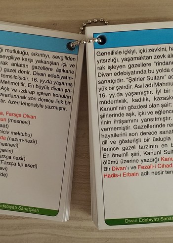 Türk Edebiyatında Şairler ve Yazarlar Kartları - Görsel 3
