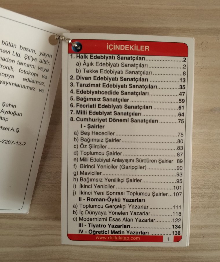 Türk Edebiyatında Şairler ve Yazarlar Kartları - Görsel 2