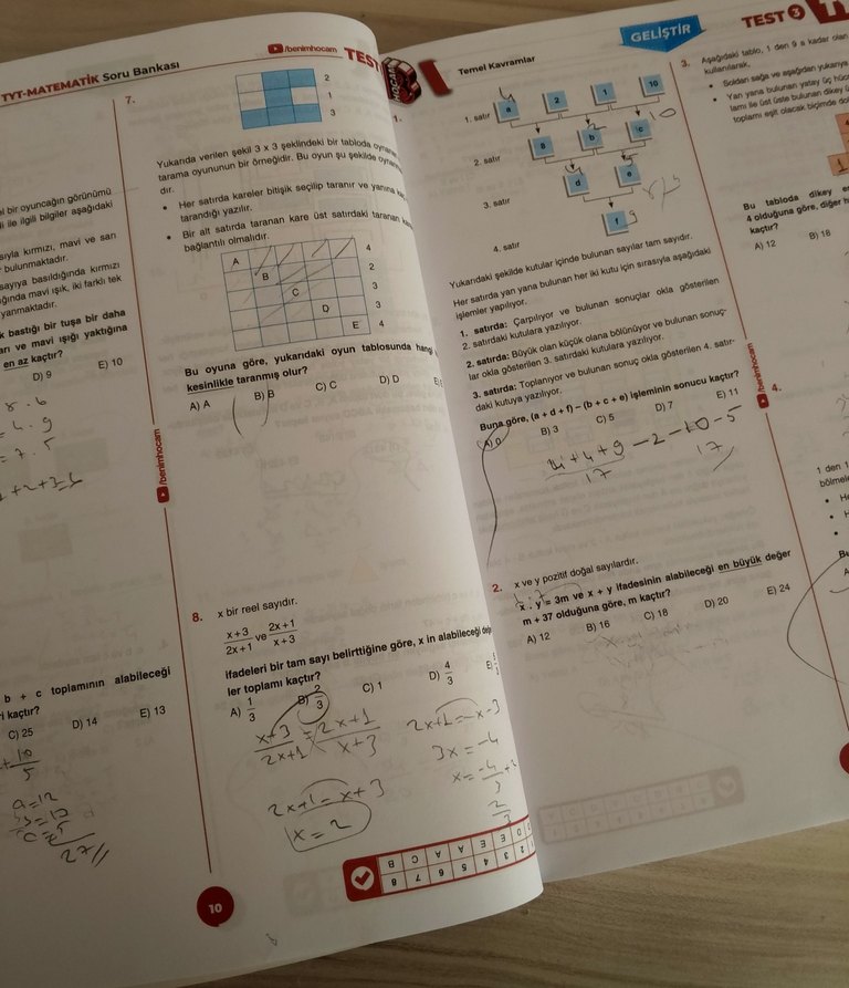 2021 Benim Hocam TYT Matematik ve Geometri Kitap Seti - Görsel 3