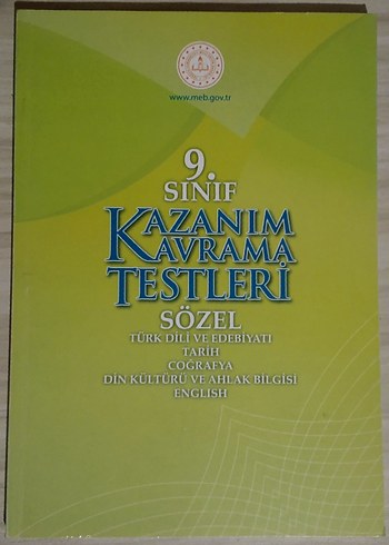 YKS 9. Sınıf Kazanım Kavrama Testleri Sözel Sayısal Soru Bankası - Görsel 2