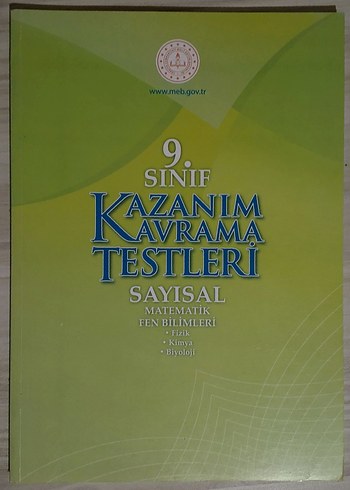 YKS 9. Sınıf Kazanım Kavrama Testleri Sözel Sayısal Soru Bankası - Görsel 3