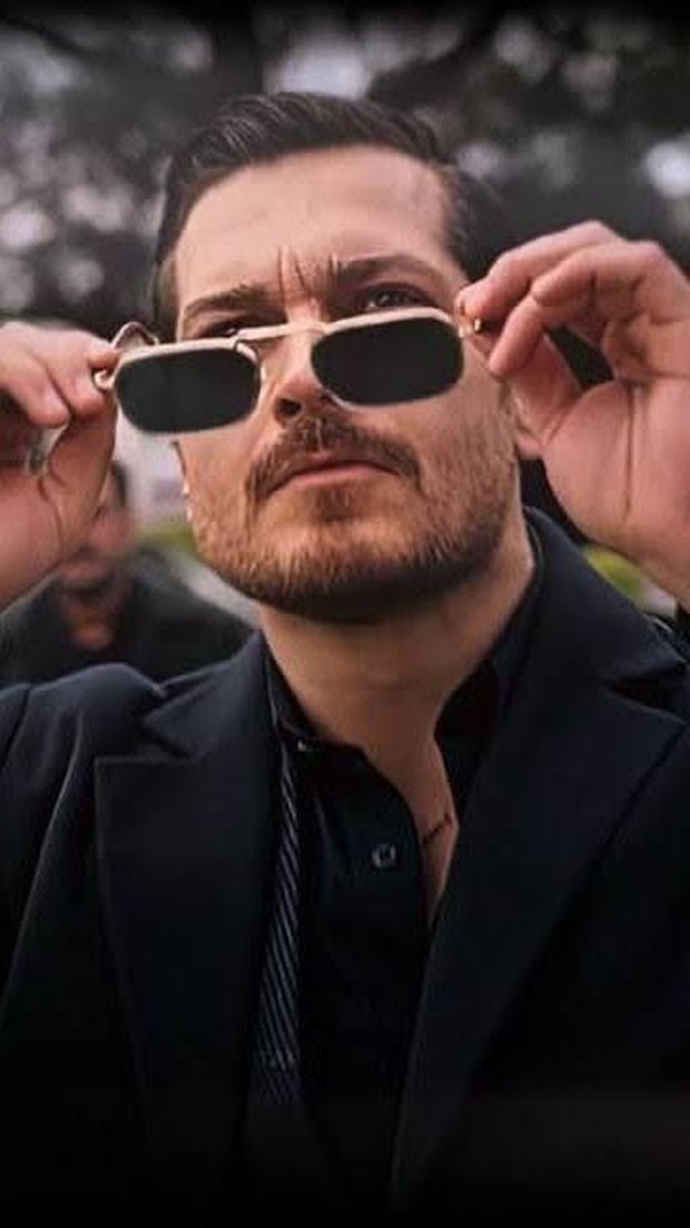 Persol Eşref Tek Model Güneş Gözlüğü  Siyah Cam  Kutulu - Görsel 2