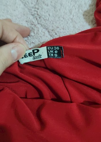 Uzun kollu mini elbise - Görsel 3