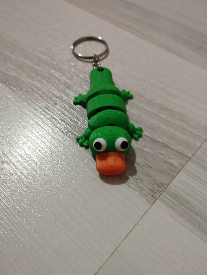 Ornitorenk Figürlü Anahtarlık - Görsel 2