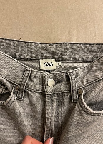 Beymen Club Gri Geniş Paça Jean Pantolon - Görsel 3