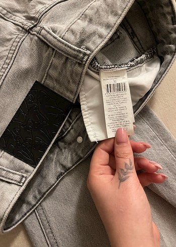 Beymen Club Gri Geniş Paça Jean Pantolon - Görsel 4