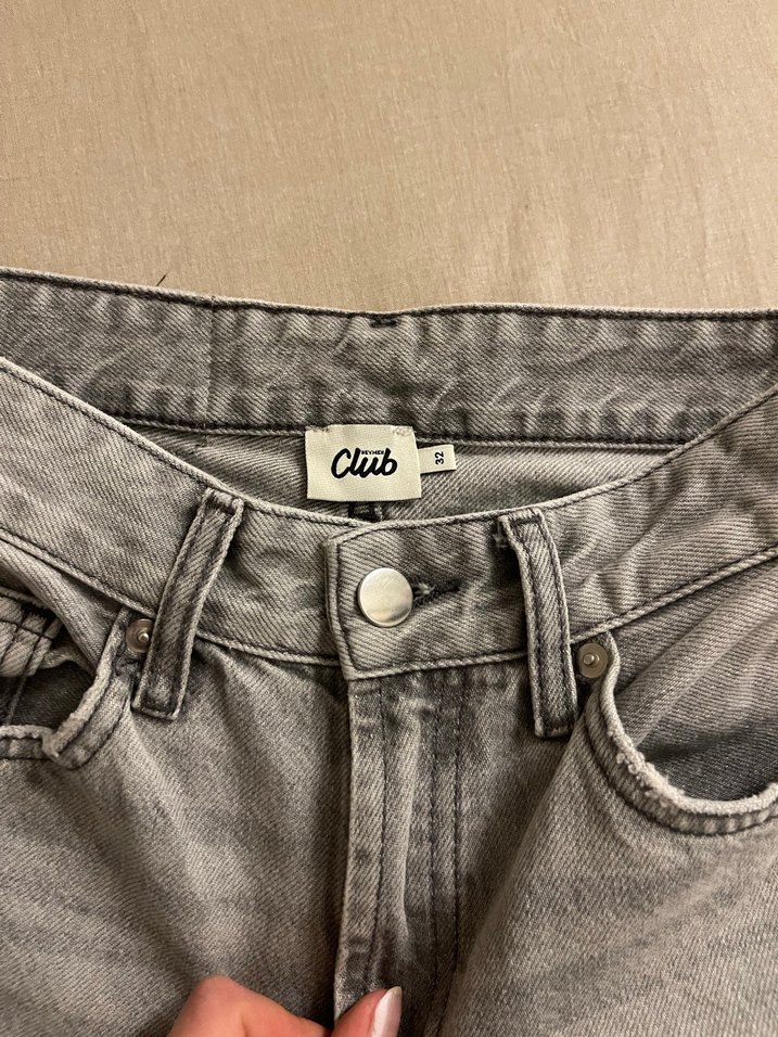 Beymen Club Gri Geniş Paça Jean Pantolon - Görsel 3