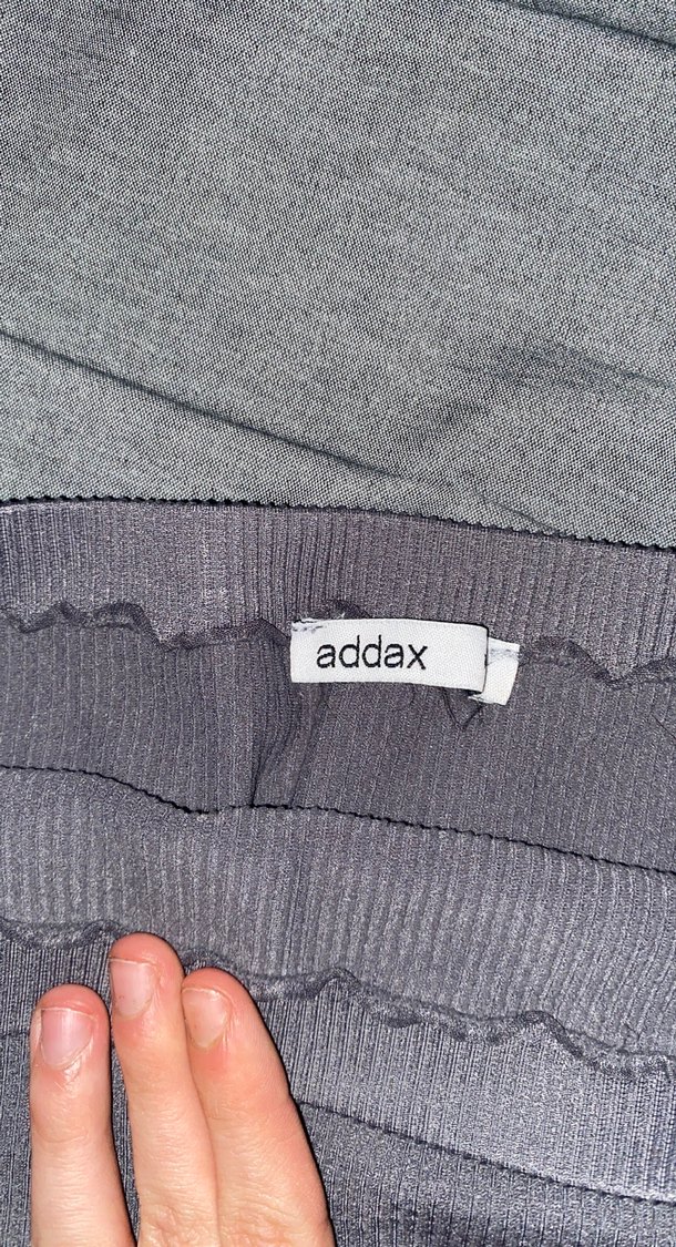 addax straplez crop rahat kesim - Görsel 2