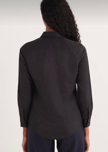 Kadın Siyah gomlek - Görsel 3