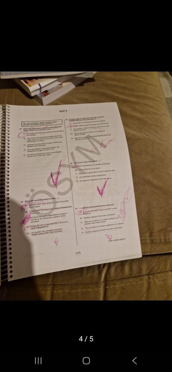 YÖKDİL Ön Hazırlık Test Kitabı - Görsel 4