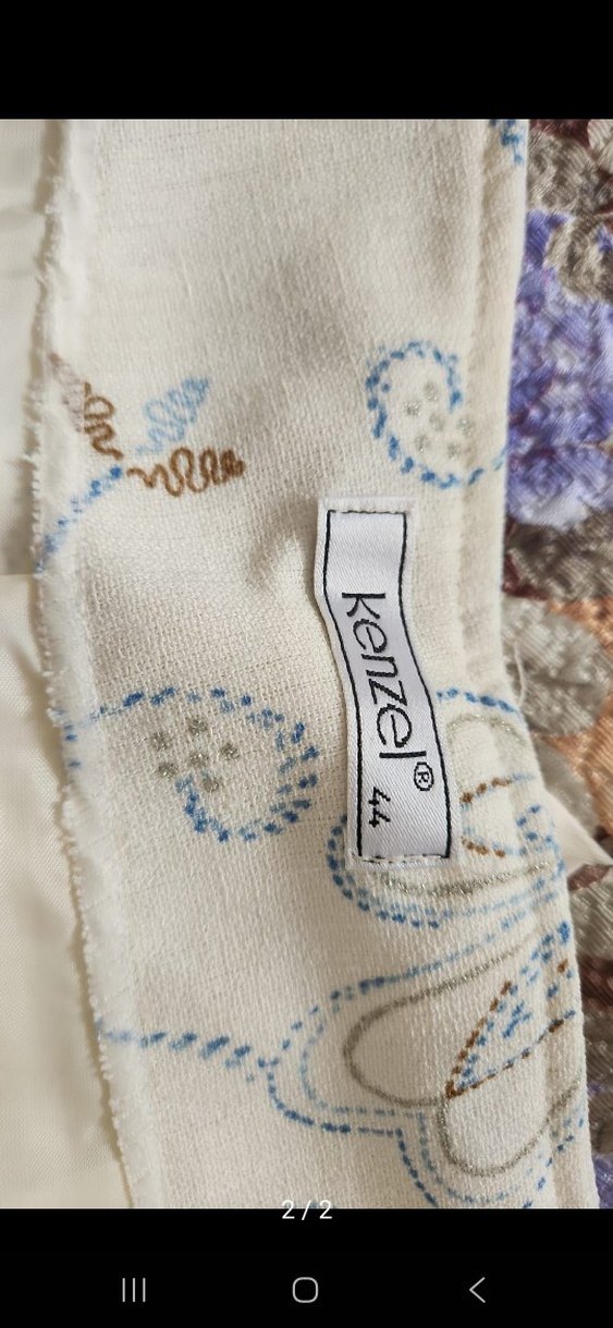 Nakışlı Bohem Hamile Midi Etek - Görsel 2