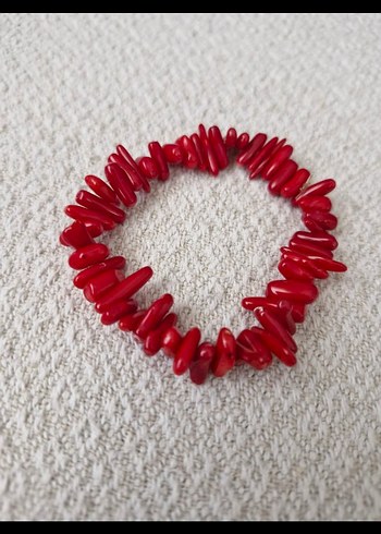 Kırmızı Boncuklu Kadın El Zinciri - Görsel 3