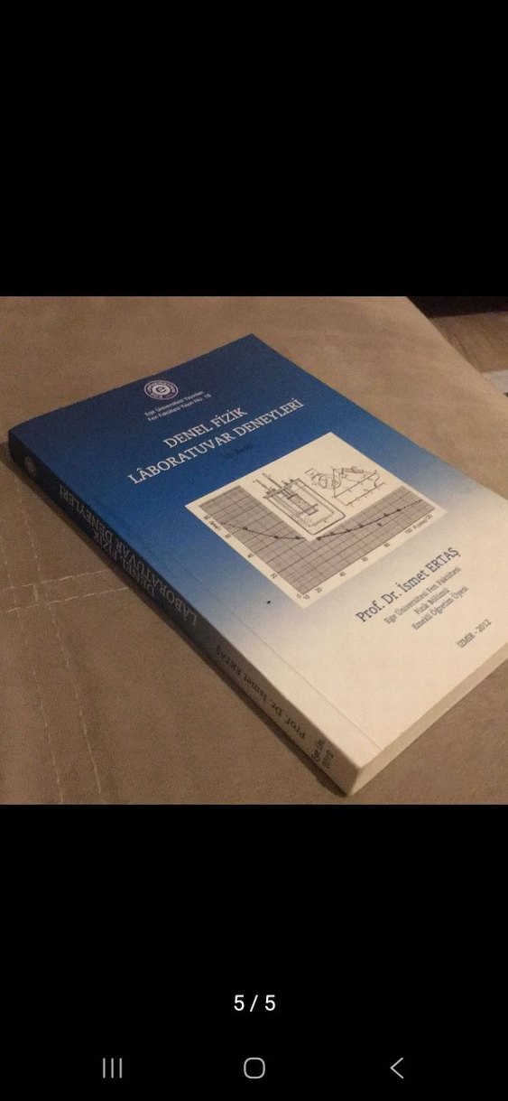 Denel Fizik Laboratuvar Deneyleri Kitabı - Görsel 5