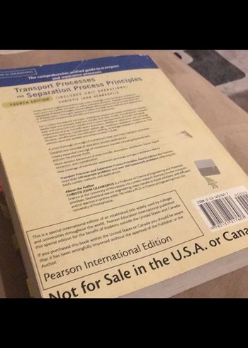 Transport Processes ve Separation Process Kitabı - Görsel 4