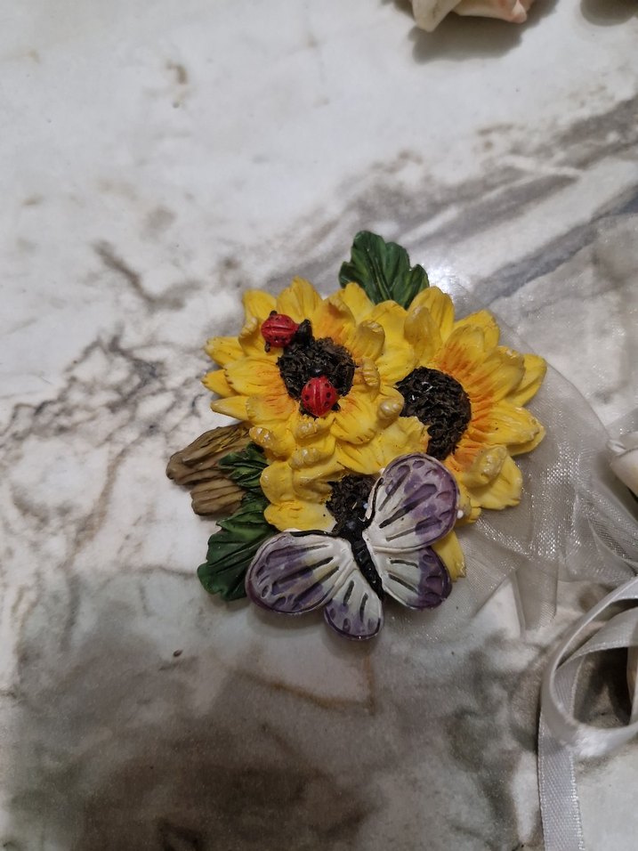 Beyaz Melek Figürlü Dekoratif Süs - Görsel 2