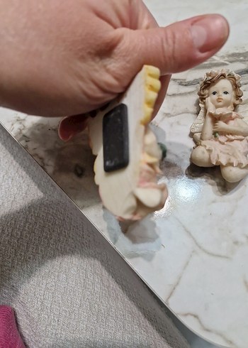 Pembe Pastel Renkli Melek Biblo Seti - Görsel 5