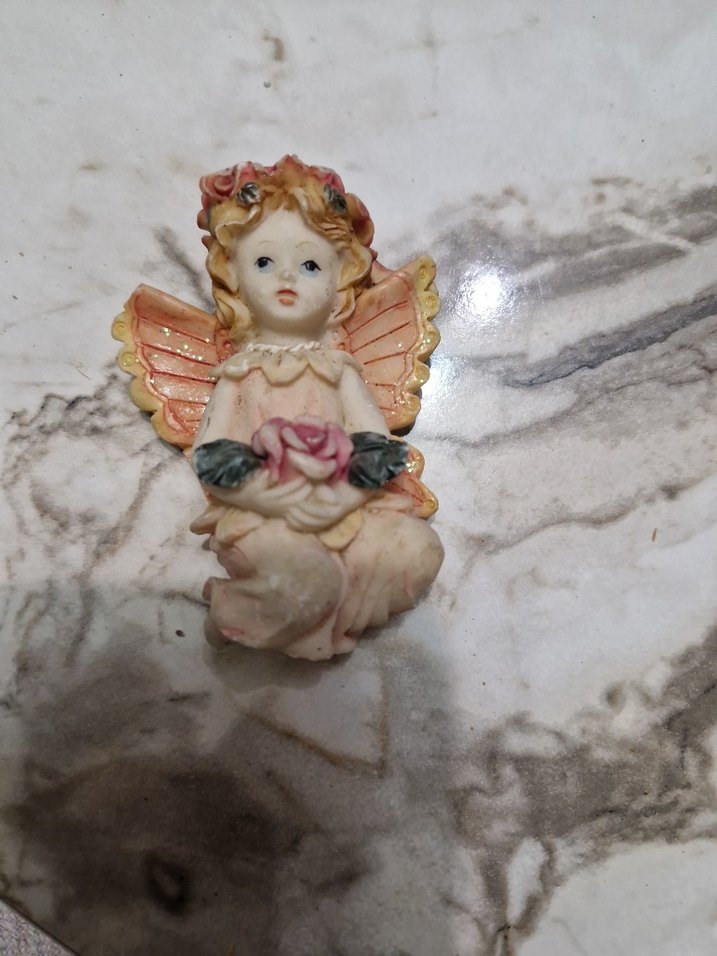 Pembe Pastel Renkli Melek Biblo Seti - Görsel 2