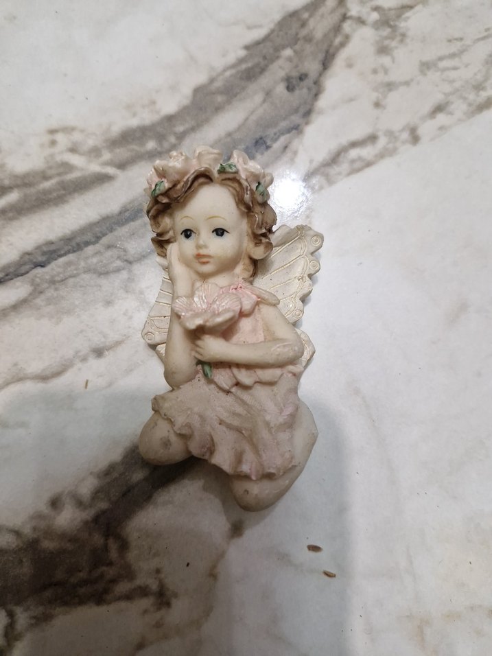 Pembe Pastel Renkli Melek Biblo Seti - Görsel 3