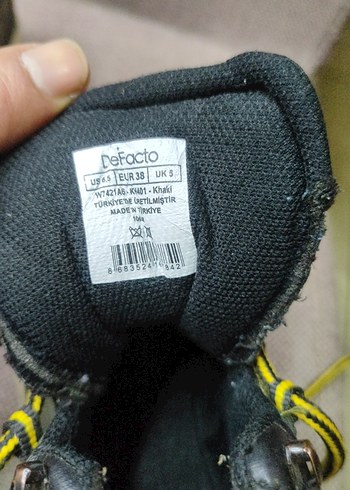 Discovery Erkek Outdoor Ayakkabı Gri Yılan Desenli - Görsel 4