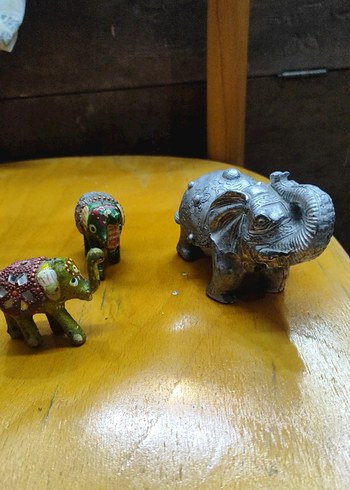 Renkli Fil Figürleri Seti - Görsel 3