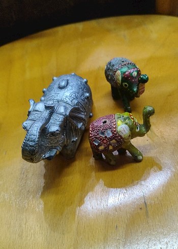 Renkli Fil Figürleri Seti - Görsel 4