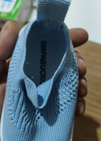 Mavi Örgü Erkek Bebek İlk Adım Ayakkabısı - Görsel 3