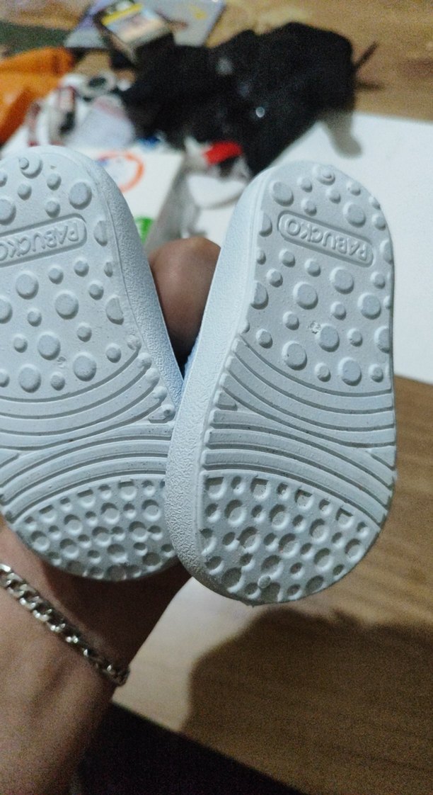 Mavi Örgü Erkek Bebek İlk Adım Ayakkabısı - Görsel 2