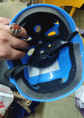 Mavi Punk Tarzı Motosiklet Kaskı - Görsel 2