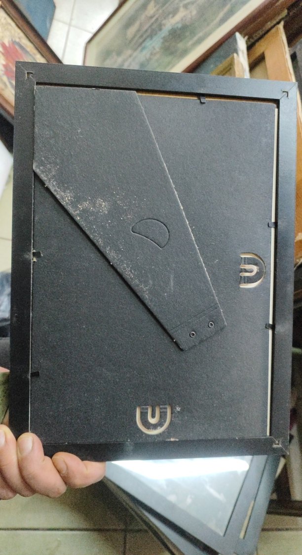 Gri Çerçeveli Siyah Beyaz Deniz Manzaralı Tablo - Görsel 2