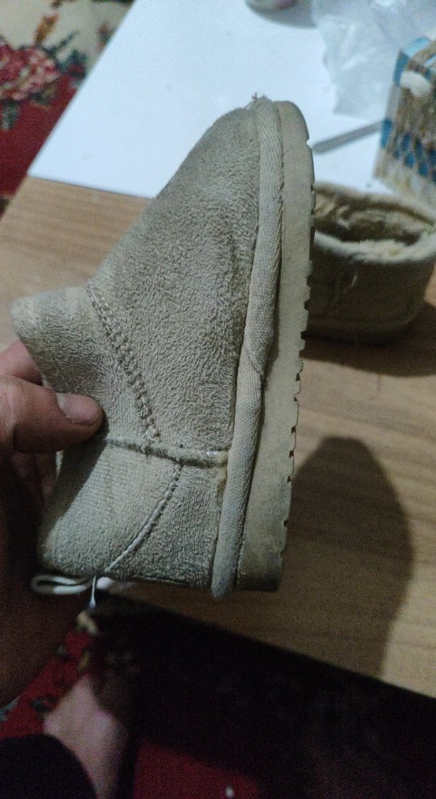 Kız Çocuk Bej Kürklü Bot - Görsel 3