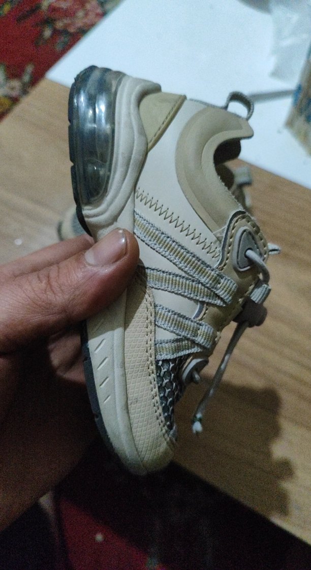 Bej Bağcıklı Kadın Sneakers - Görsel 3