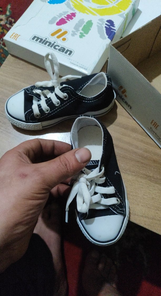 Siyah Bağcıklı Erkek Çocuk Spor Ayakkabı - Görsel 3