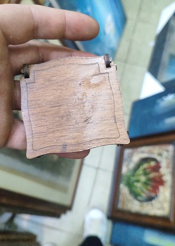 Ahşap Küçük Kutu mühür kutusu - Görsel 2