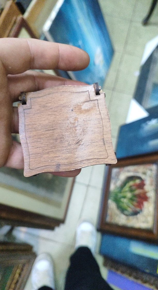 Ahşap  Küçük Kutu mühür kutusu - Görsel 2