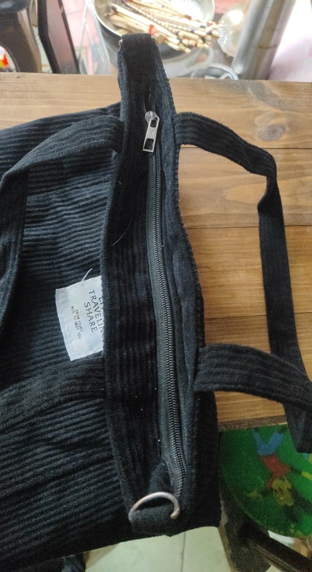 Siyah Kadın Günlük Fermuarlı Çanta - Görsel 2