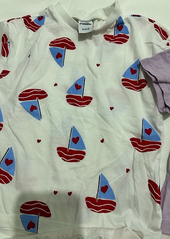 Beyaz Atatürk Baskılı Kız Tişörtü - Görsel 3