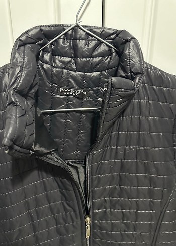 Siyah Fermuarlı Kadın Midi Yelek - Görsel 4