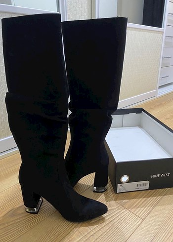 Nine West Siyah Çizme - Görsel 5