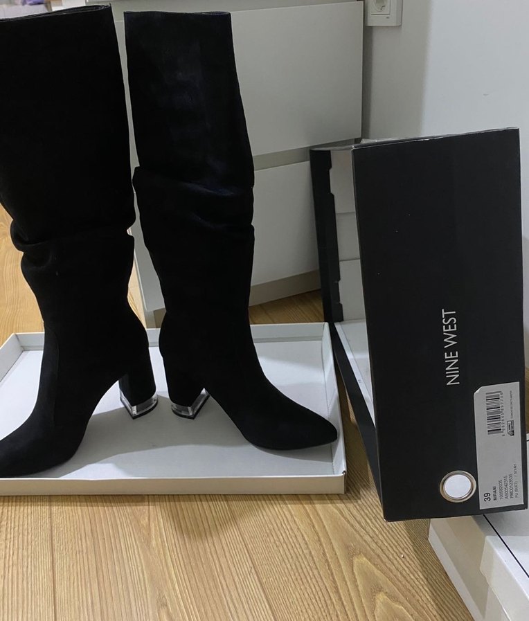 Nine West Siyah Çizme - Görsel 2