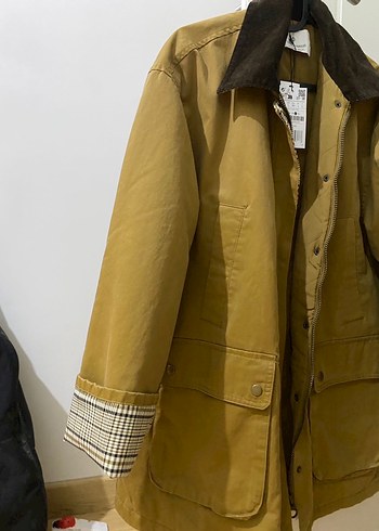 Stradivarius Mumlu Parka - Görsel 4