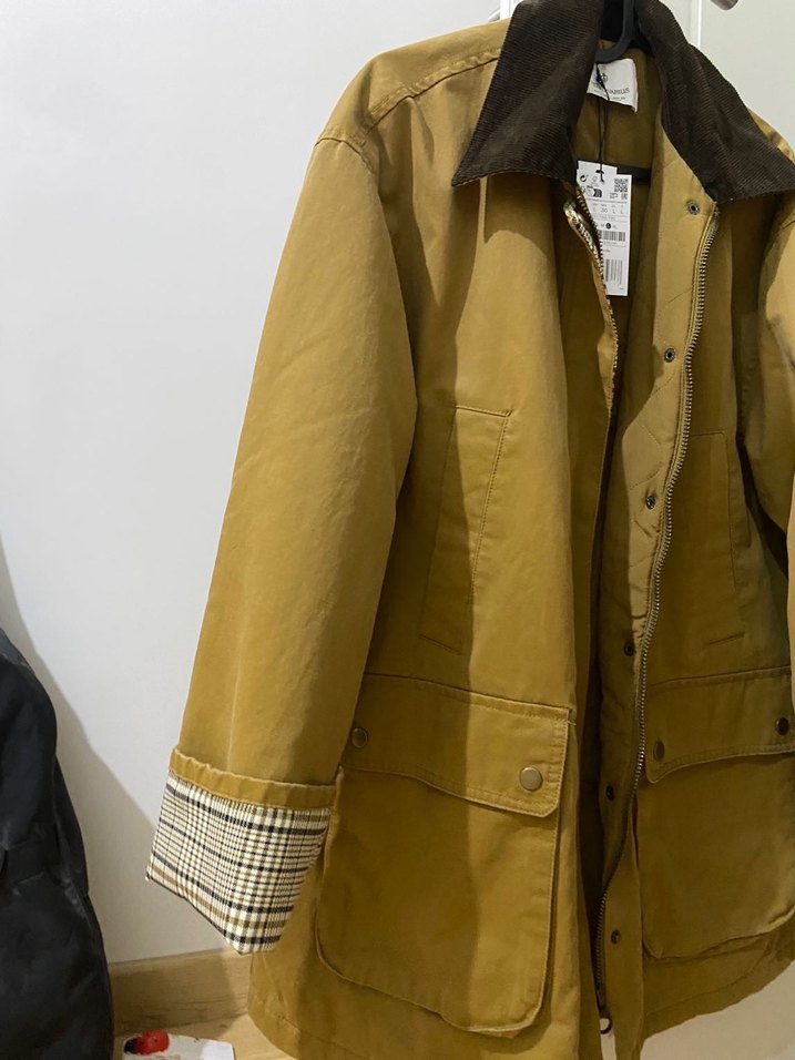 Stradivarius Mumlu Parka - Görsel 4