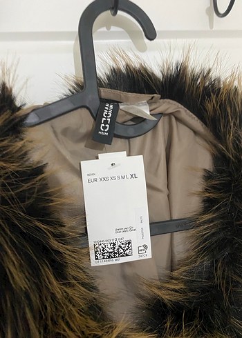 Koyu Kahverengi Kürk H&M - Görsel 4