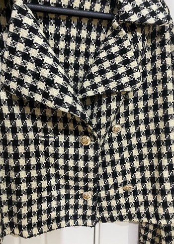 Düğmeli kazayaklı ceket - Görsel 2