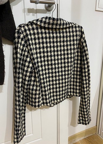 Düğmeli kazayaklı ceket - Görsel 4