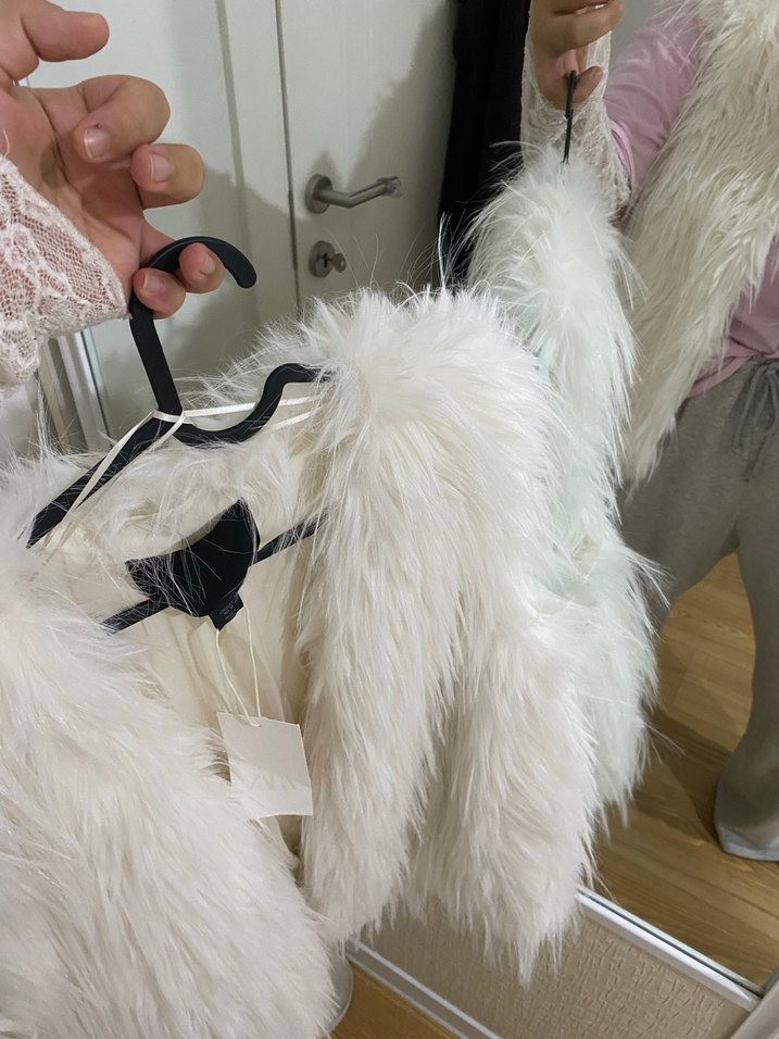 ZARA KÜRK YELEK BEYAZ - Görsel 2