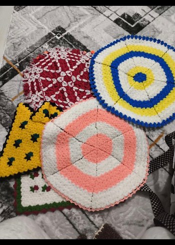 Renkli El Örgüsü Banyo Süngeri - Görsel 2