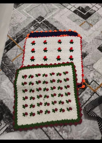 Renkli El Örgüsü Banyo Süngeri - Görsel 3