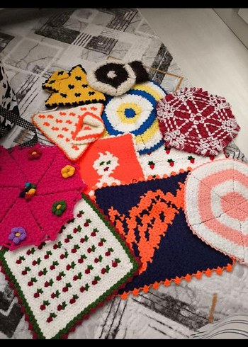 Renkli El Örgüsü Banyo Süngeri - Görsel 5