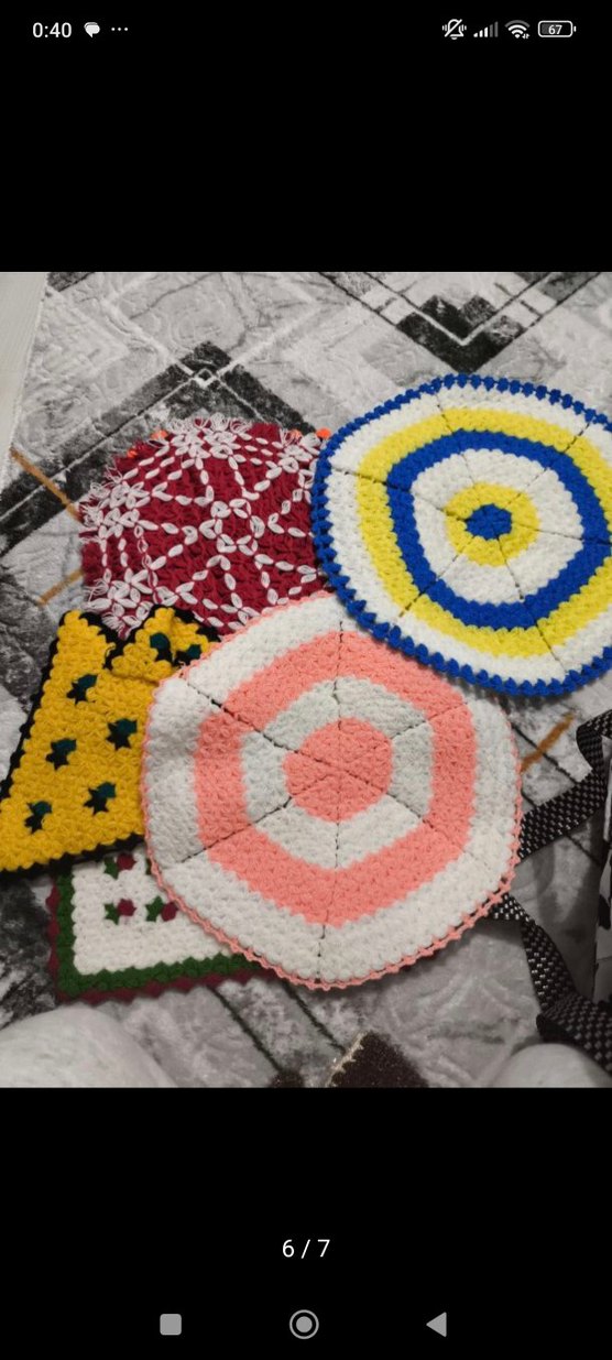 Renkli El Örgüsü Banyo Süngeri - Görsel 2